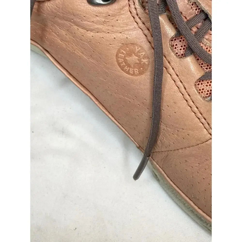 ECCO Gore-Tex Surround salmon Size 38 US Sz 7 yak leather lace-up golf sneakers
